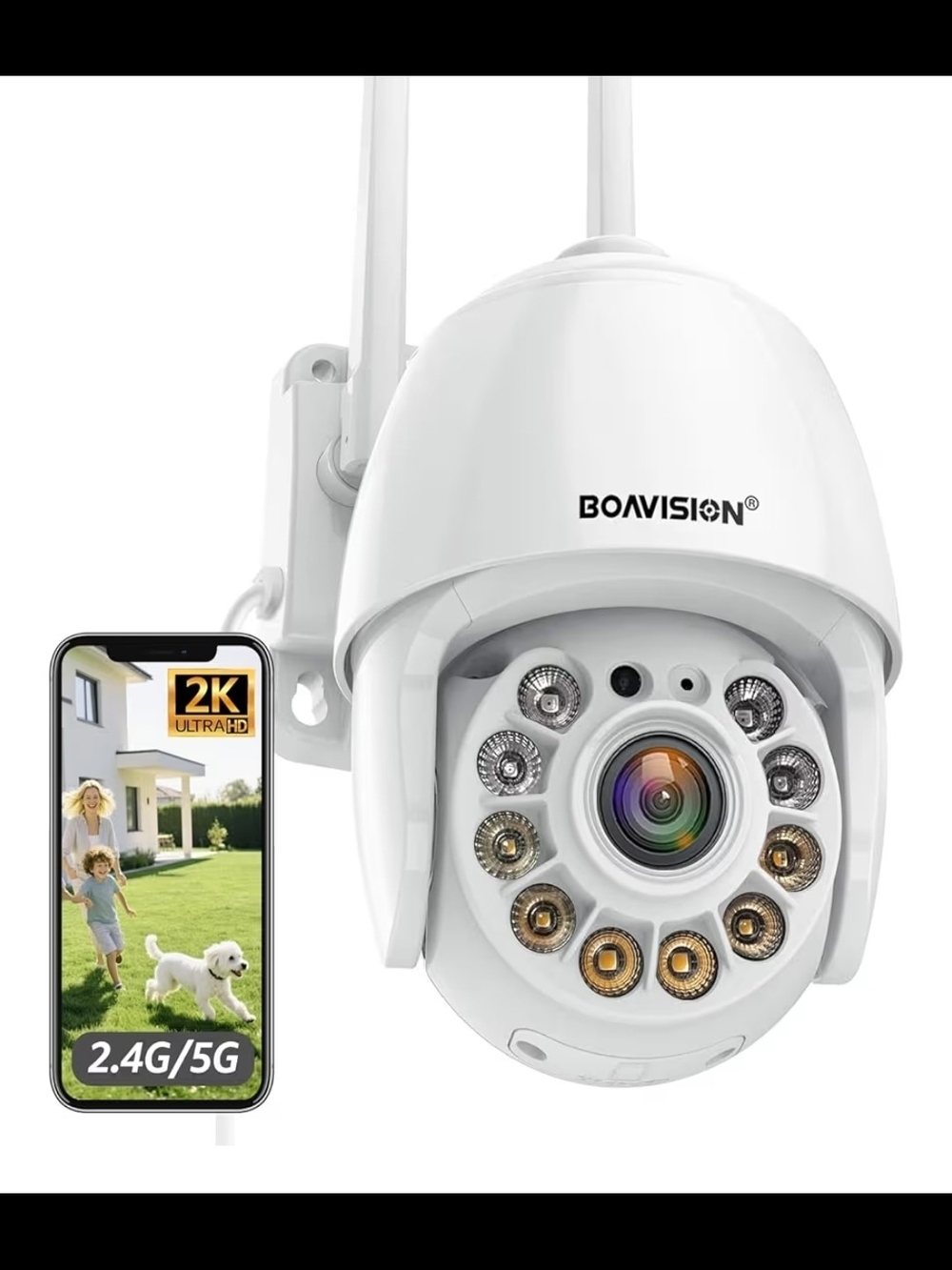 Boavision Mini PTZ Camera Boxed Unit - White